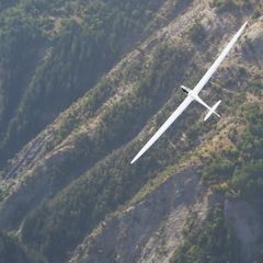 Flugwegposition um 13:28:54: Aufgenommen in der Nähe von Département Alpes-de-Haute-Provence, Frankreich in 2837 Meter